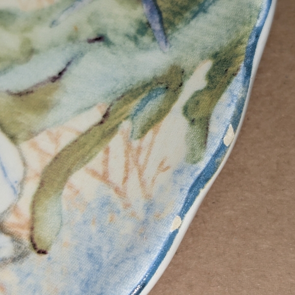 Cracker Barrel Coastal Seashell Decorative Salad Plates - Picture 5 of 6